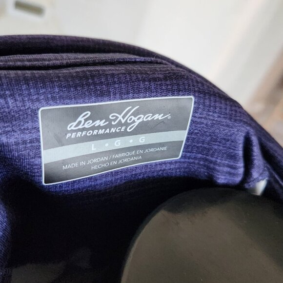 Ben Hogan Men's Performance Heathered Golf Polo, Size Large, Pre-owned excellent - Picture 4 of 13